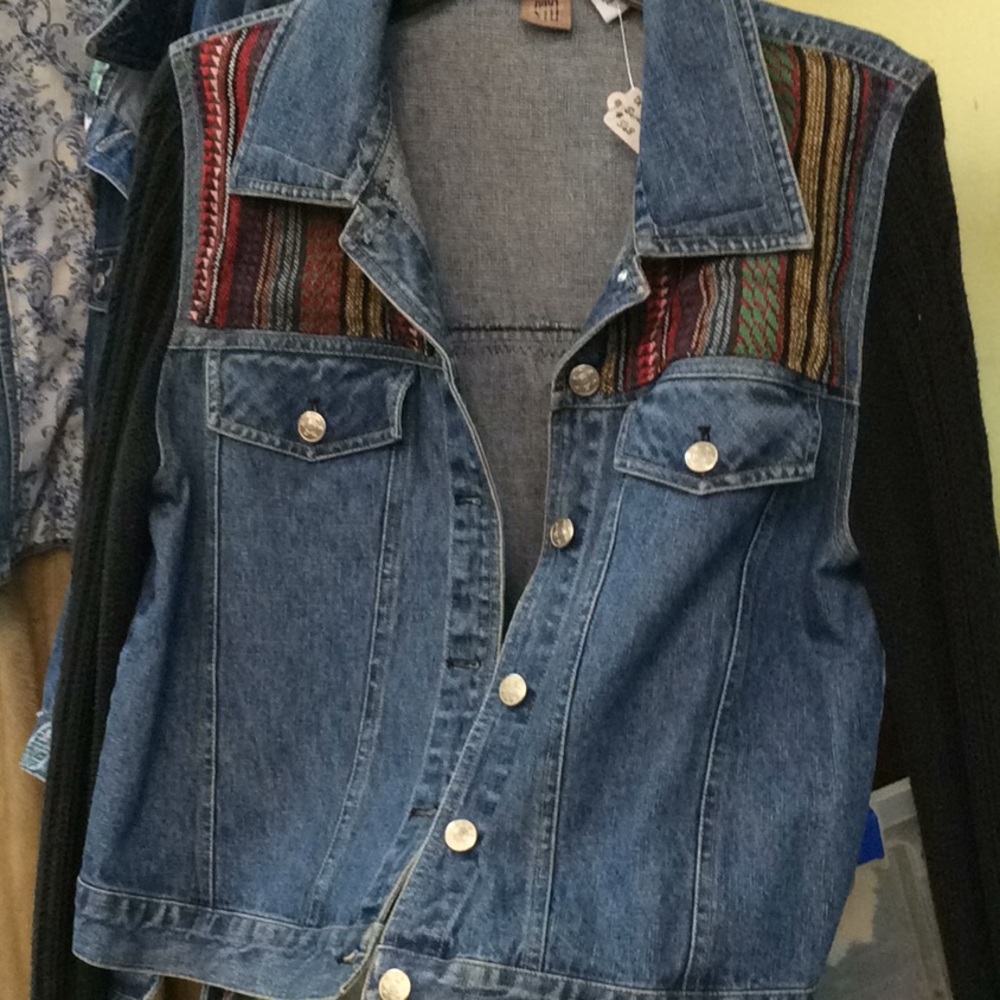 Designer jean jacket
